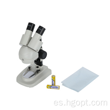 Microscopio de juguete de ventas directas microscopio estéreo binocular